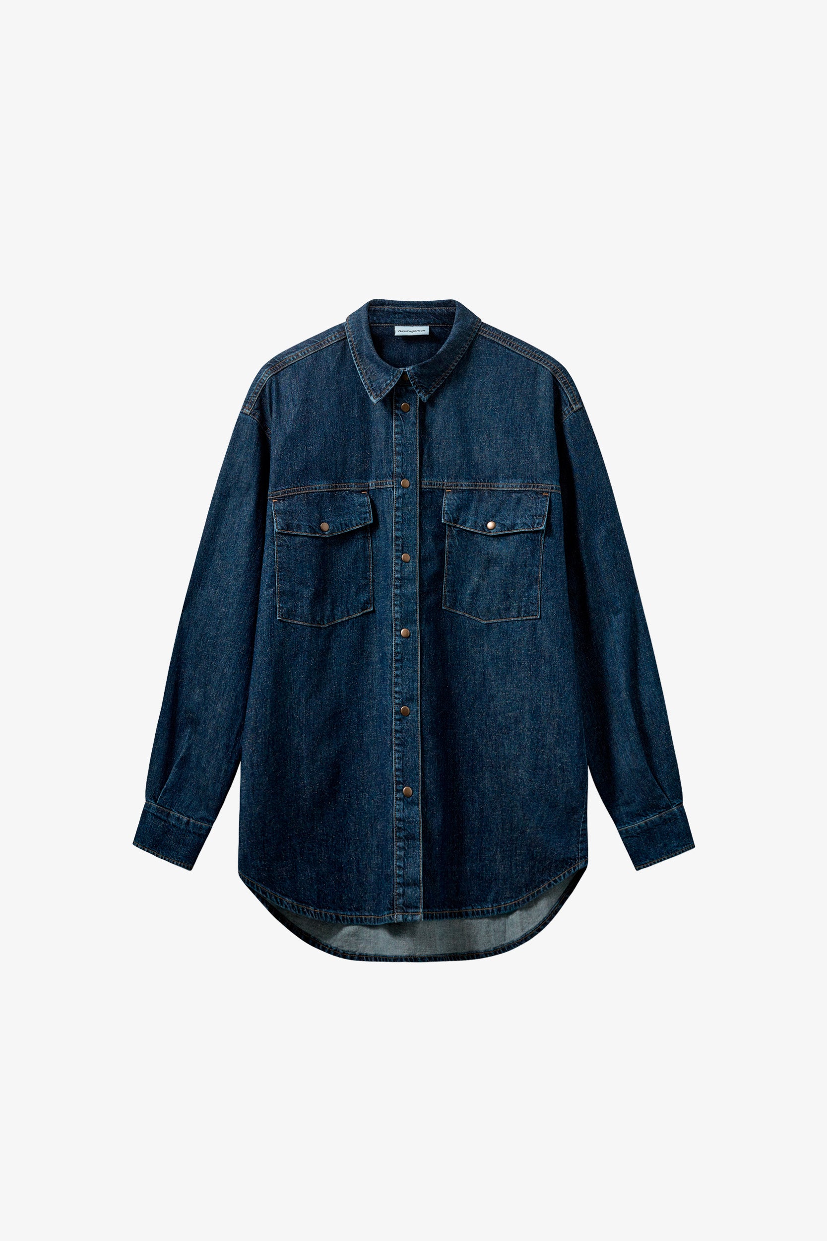 H2OFagerholt Aljinz Shirt Shirts 2526 Vintage Blue Denim