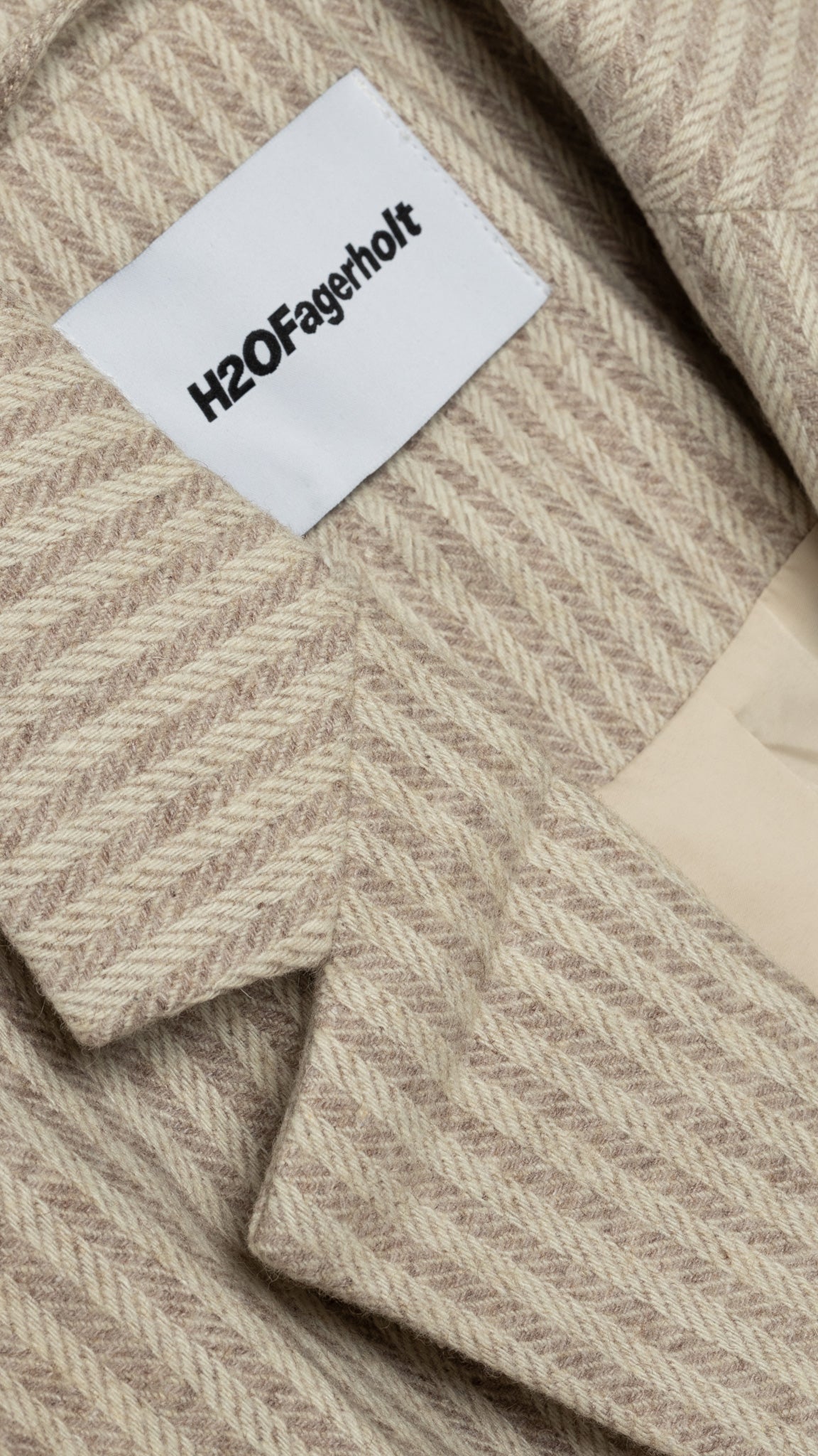H2OFagerholt Fabulous Blazer Jackets 3593 Beige/Sand Stripe