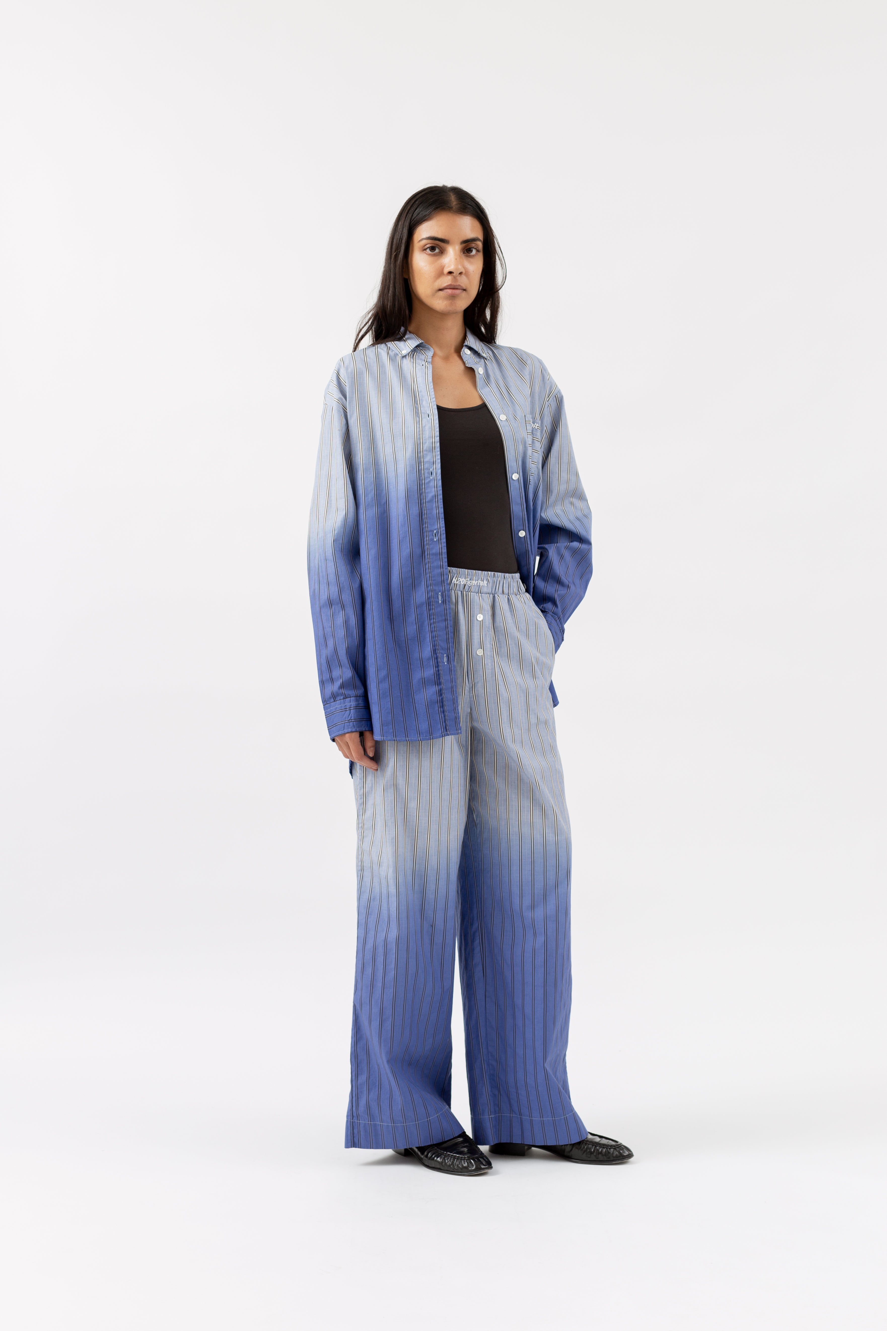 Holiday Dip Dye Pants - Dark Blue Dip Dye