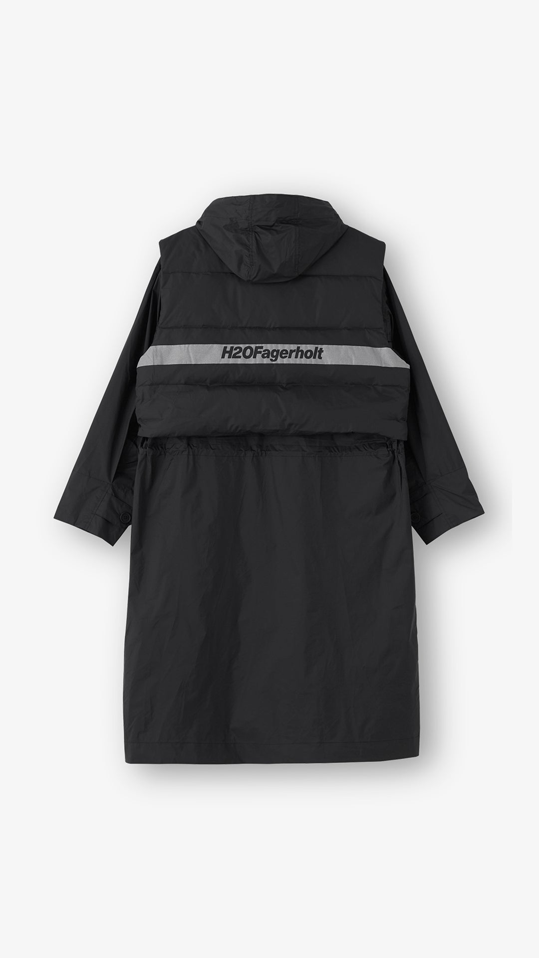 H2OFagerholt Rain Coat Rain Wear 3500 Black