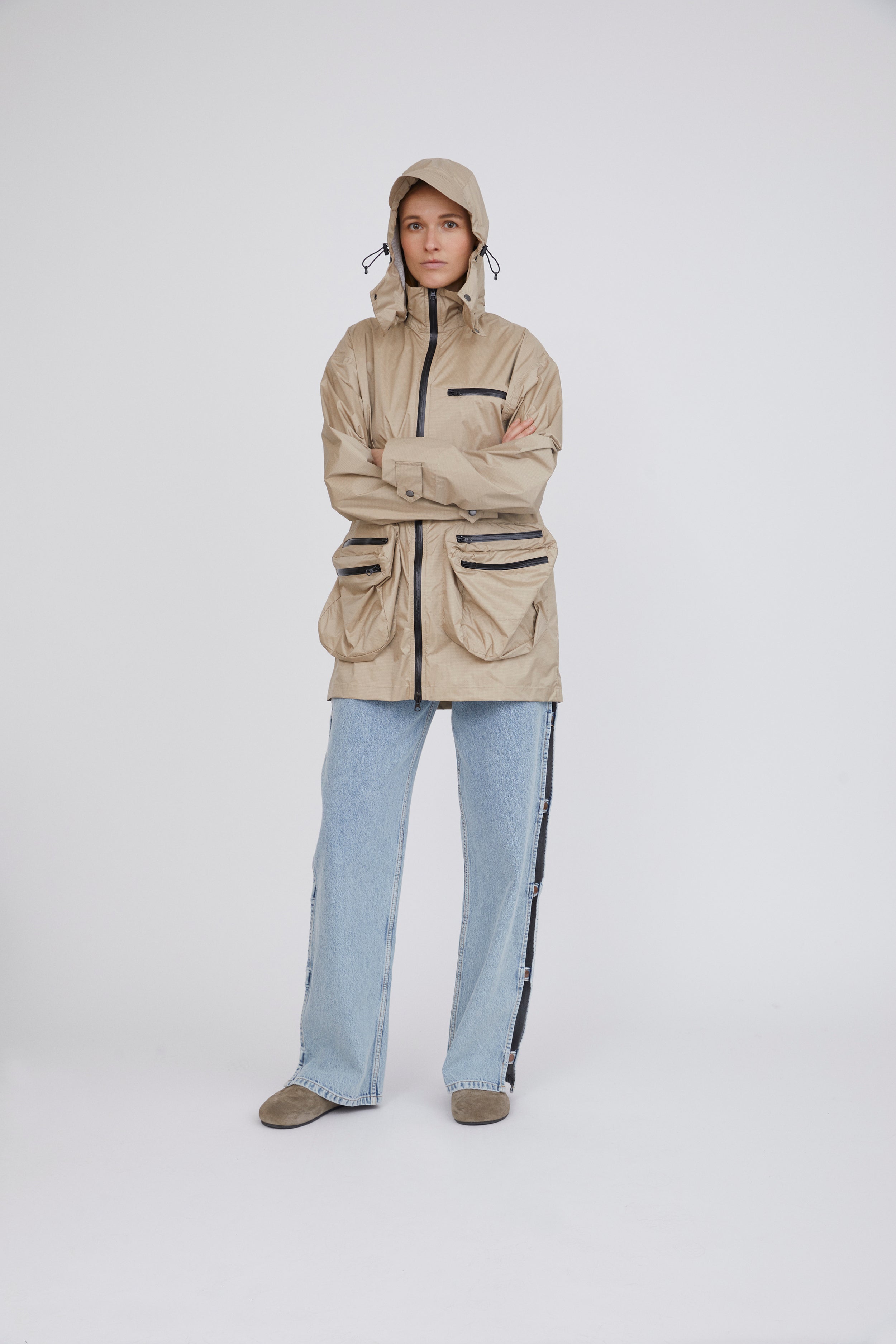 H2OFagerholt Tech3 Rain Coat Rain Wear 3570 Sand