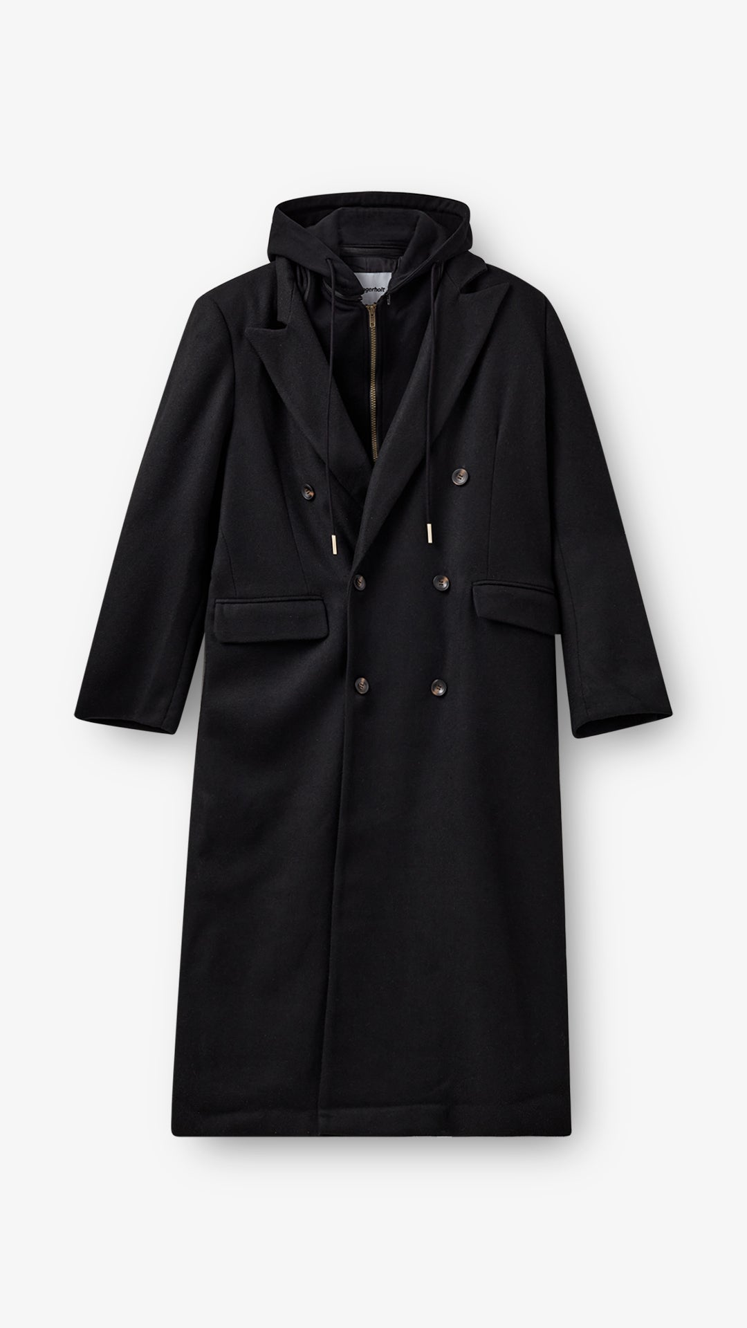 2 in 1 Coat - Black