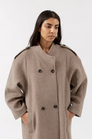 H2OFagerholt Aunty Coat Jackets 3590 Brown Melange