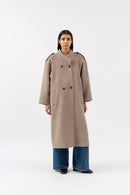 H2OFagerholt Aunty Coat Jackets 3590 Brown Melange