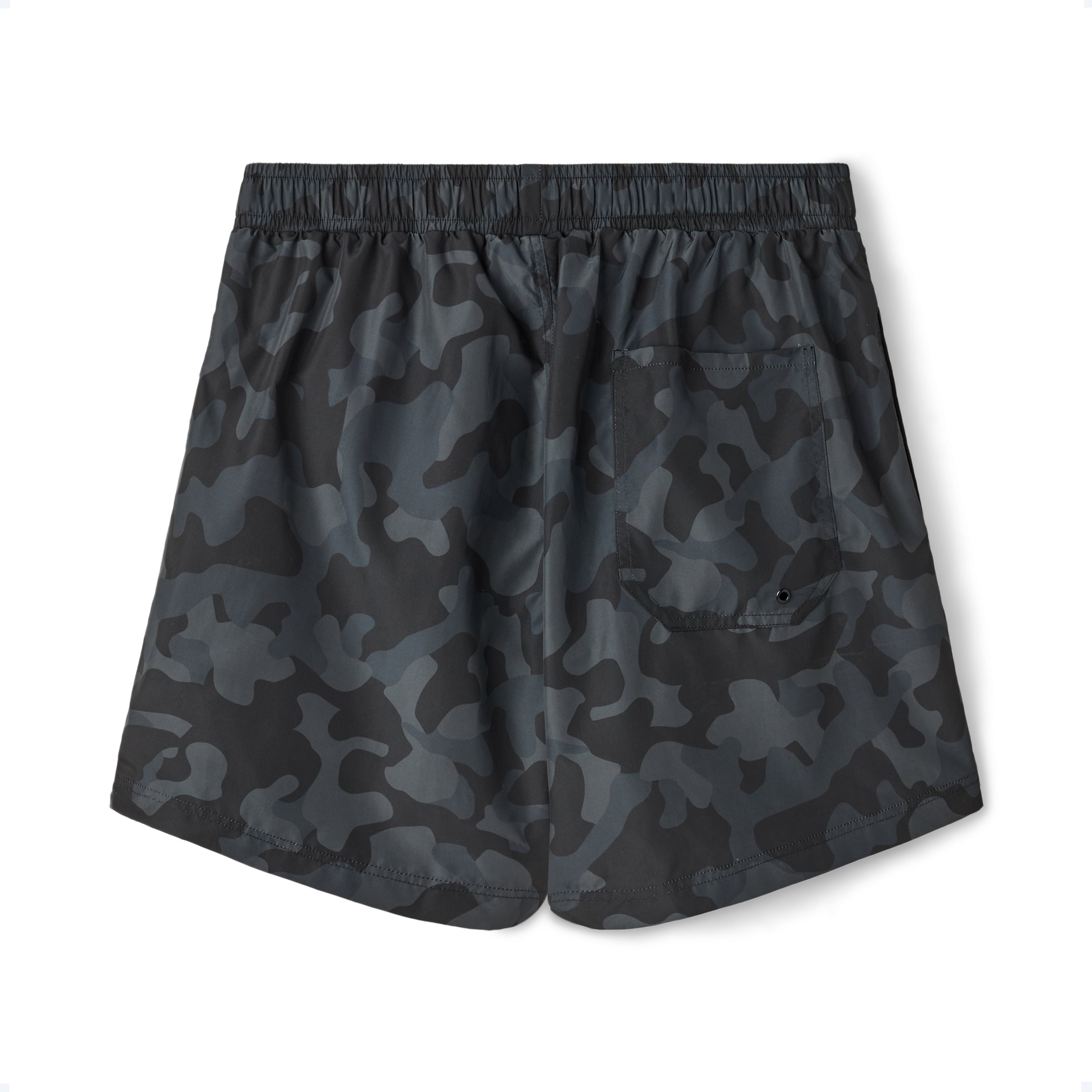 Camou Swim Shorts - Black Camou