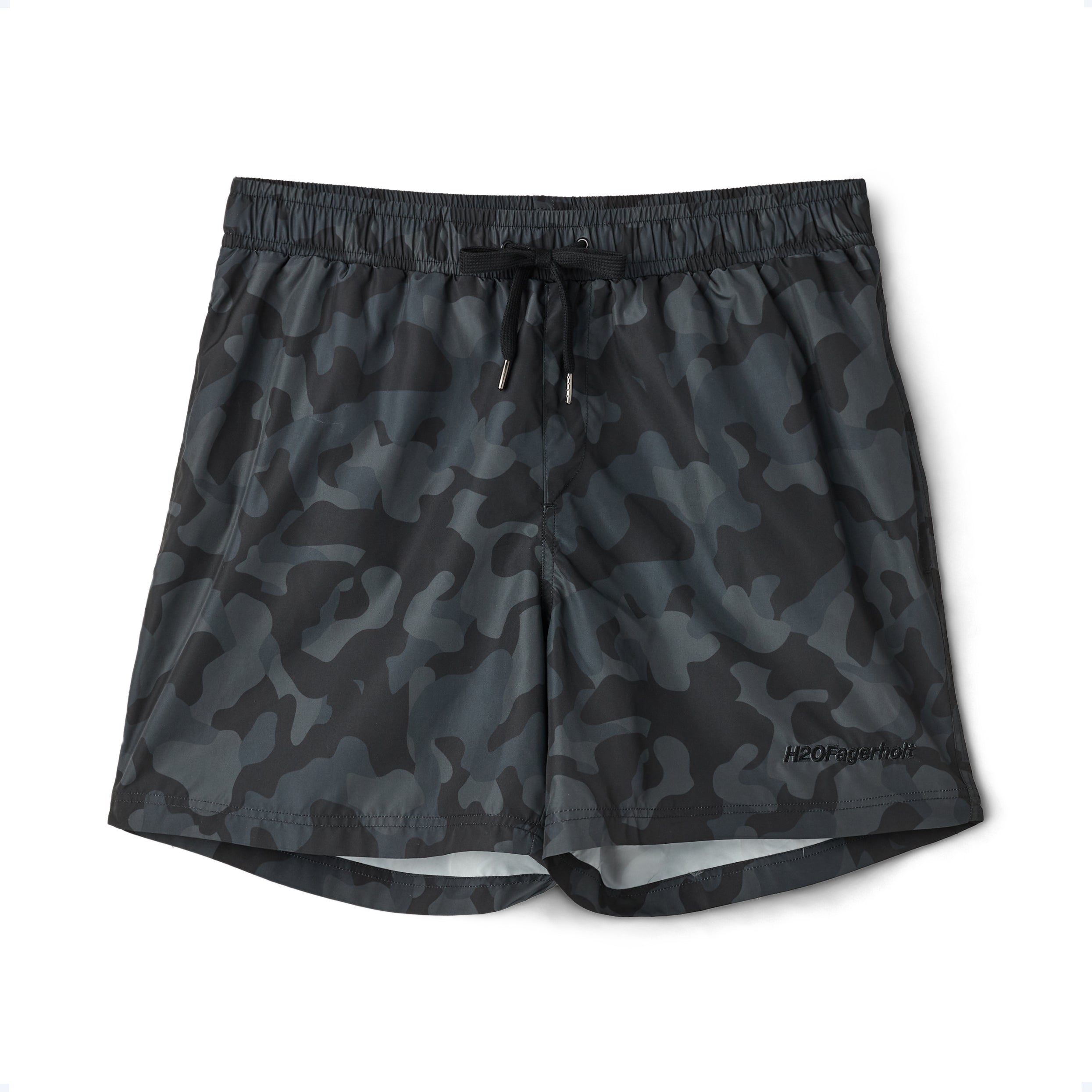 Camou Swim Shorts - Black Camou