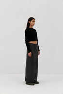 H2OFagerholt Classic Jeans Skirt Skirts 3505 Washed Black