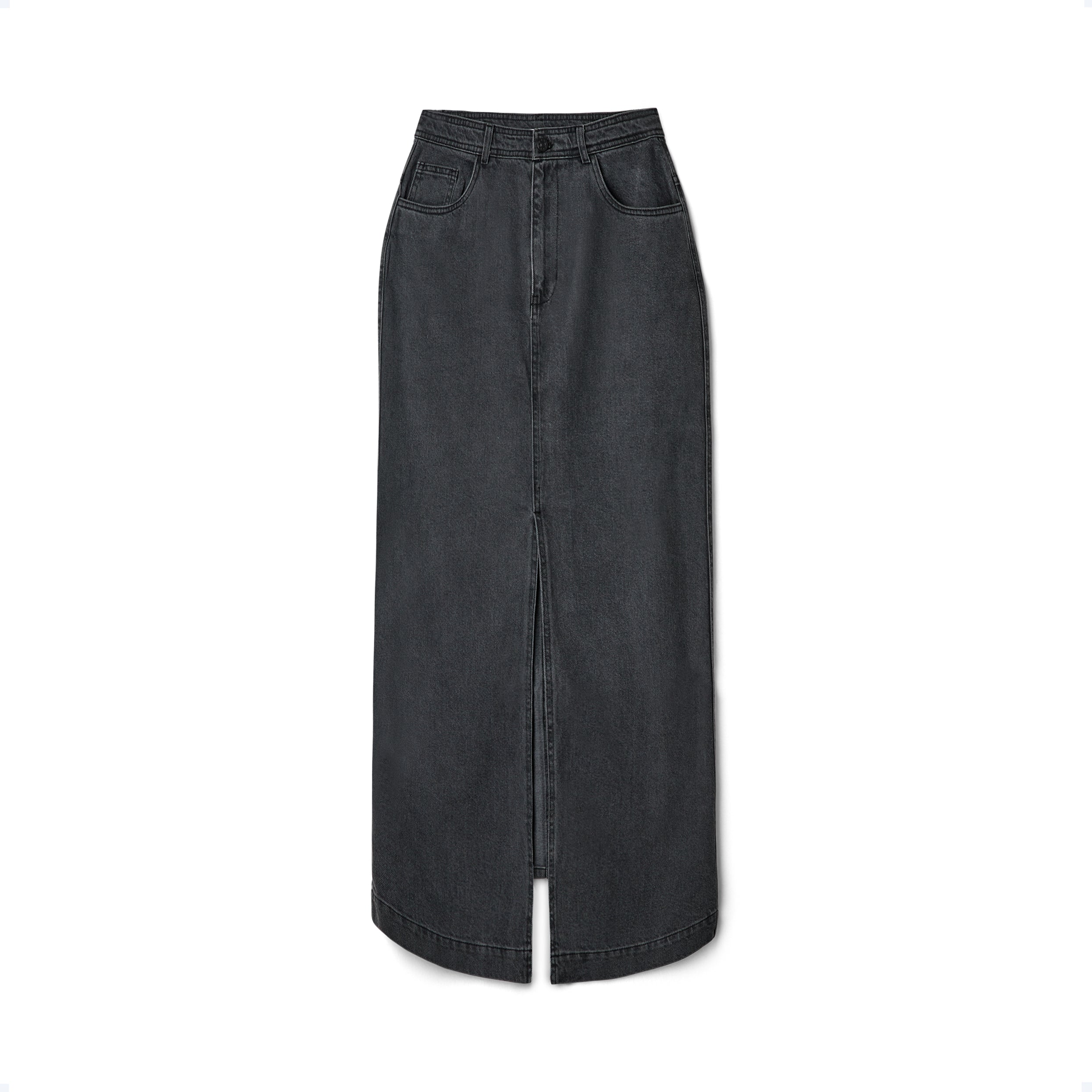 H2OFagerholt Classic Jeans Skirt Skirts 3505 Washed Black