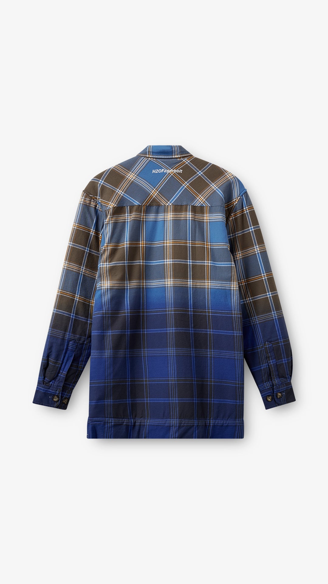 Como Pile Shirt - Brown/Blue Check