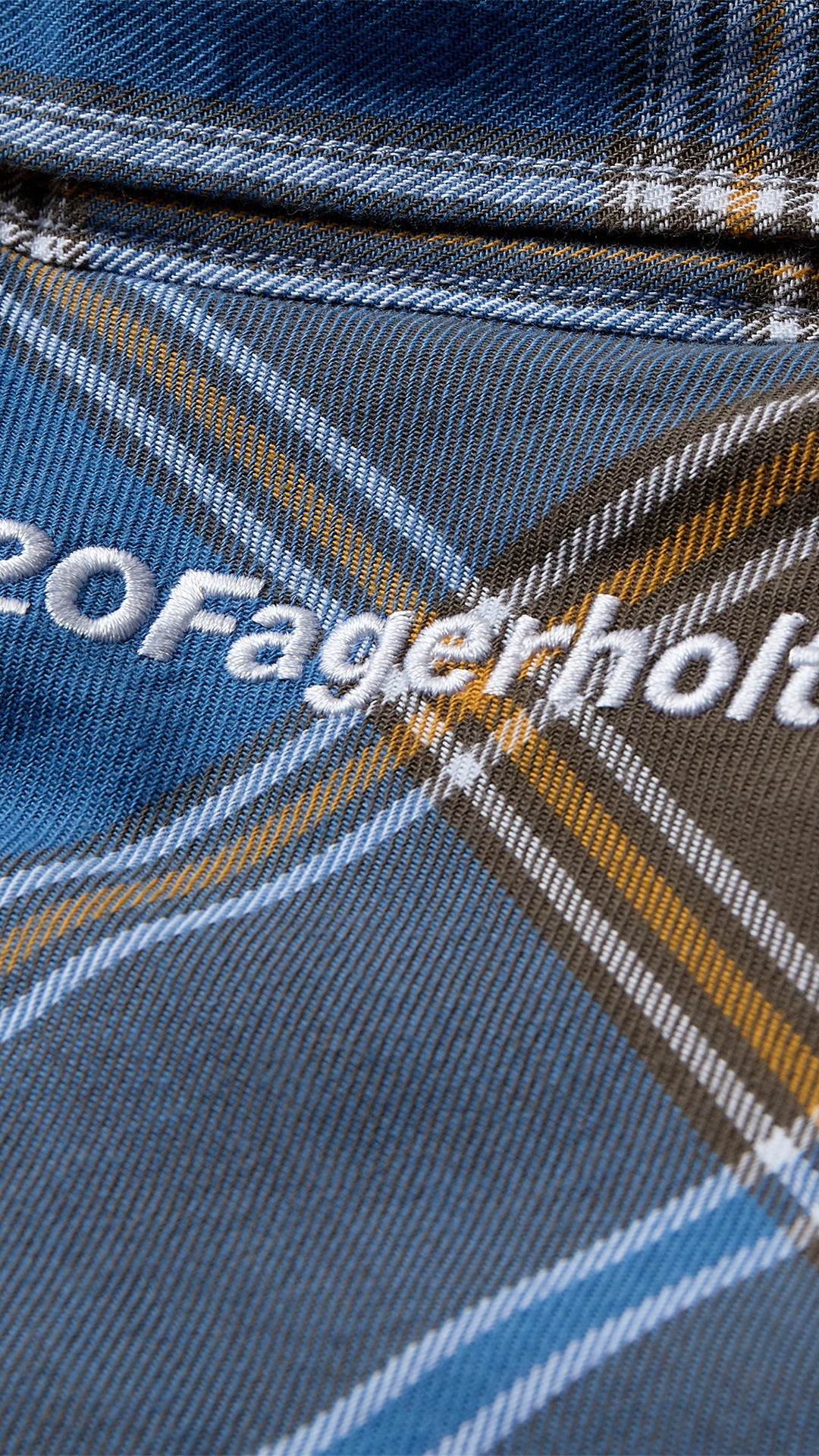 H2OFagerholt Como Pile Shirt Jackets 7246 Brown/Blue Check