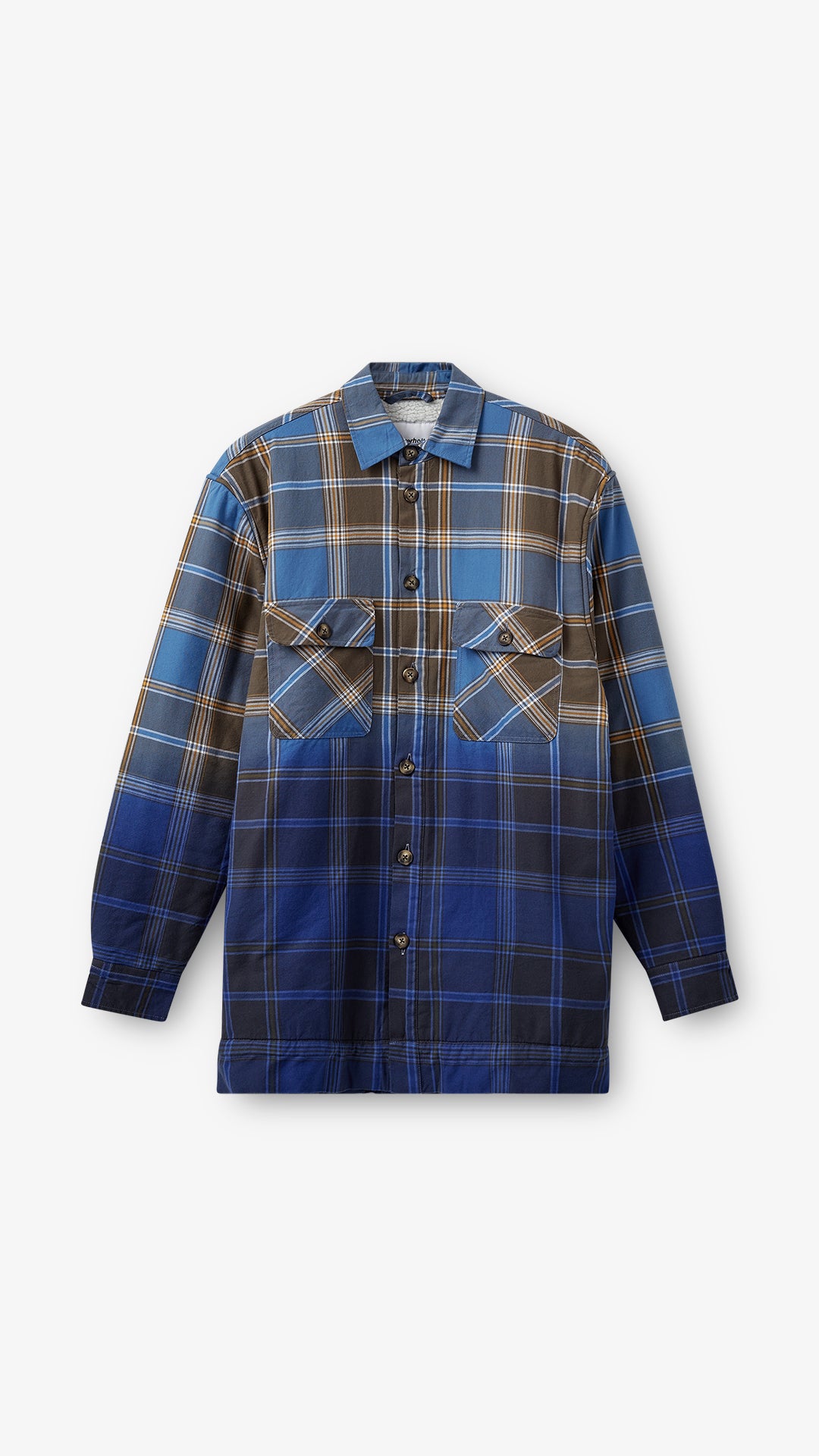 H2OFagerholt Como Pile Shirt Jackets 7246 Brown/Blue Check