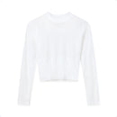 H2OFagerholt Cropped Tee T-Shirt L/S 1000 White