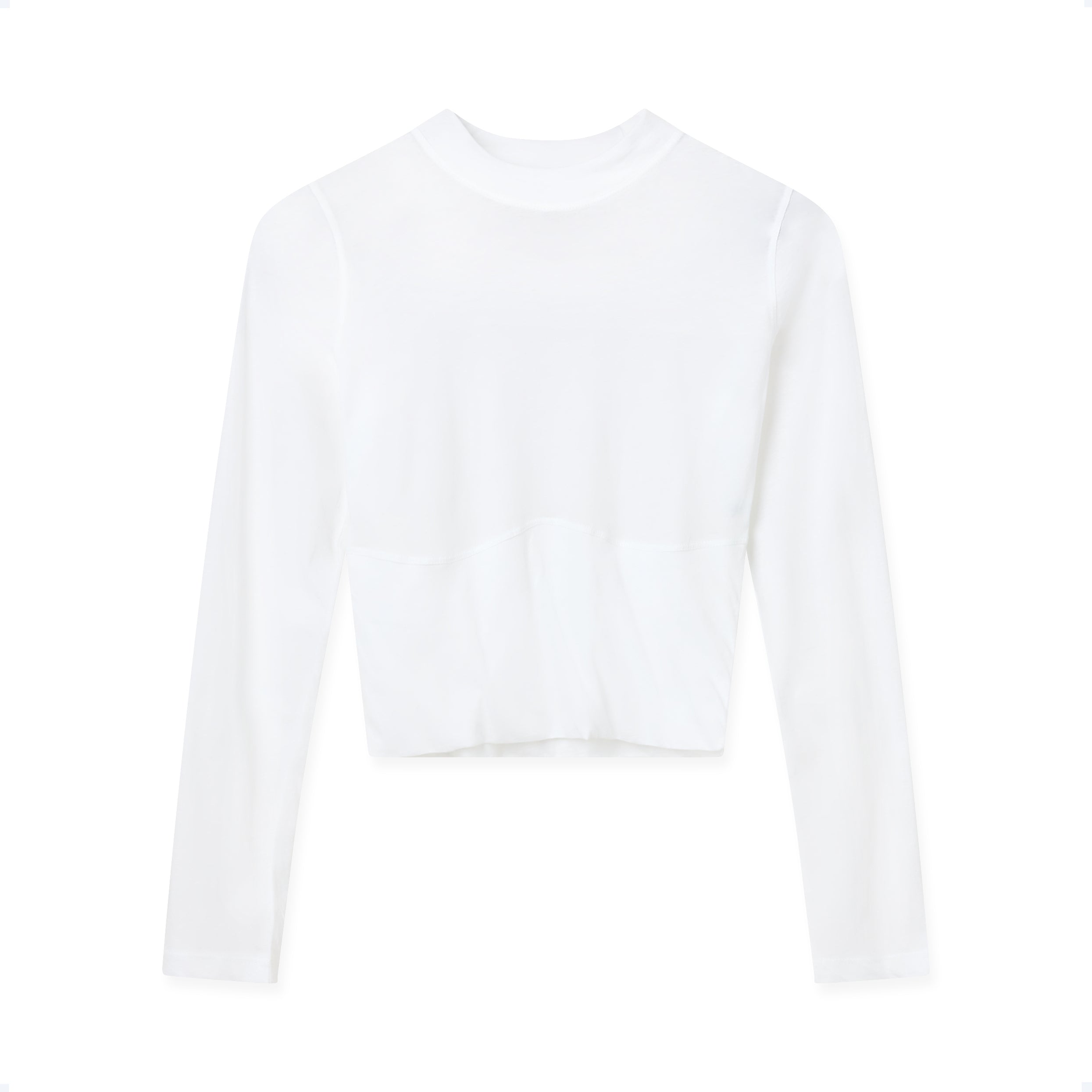 Cropped Tee - White