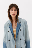 H2OFagerholt Dip Dye Blazer Jackets 2514 Dip Dyed Denim