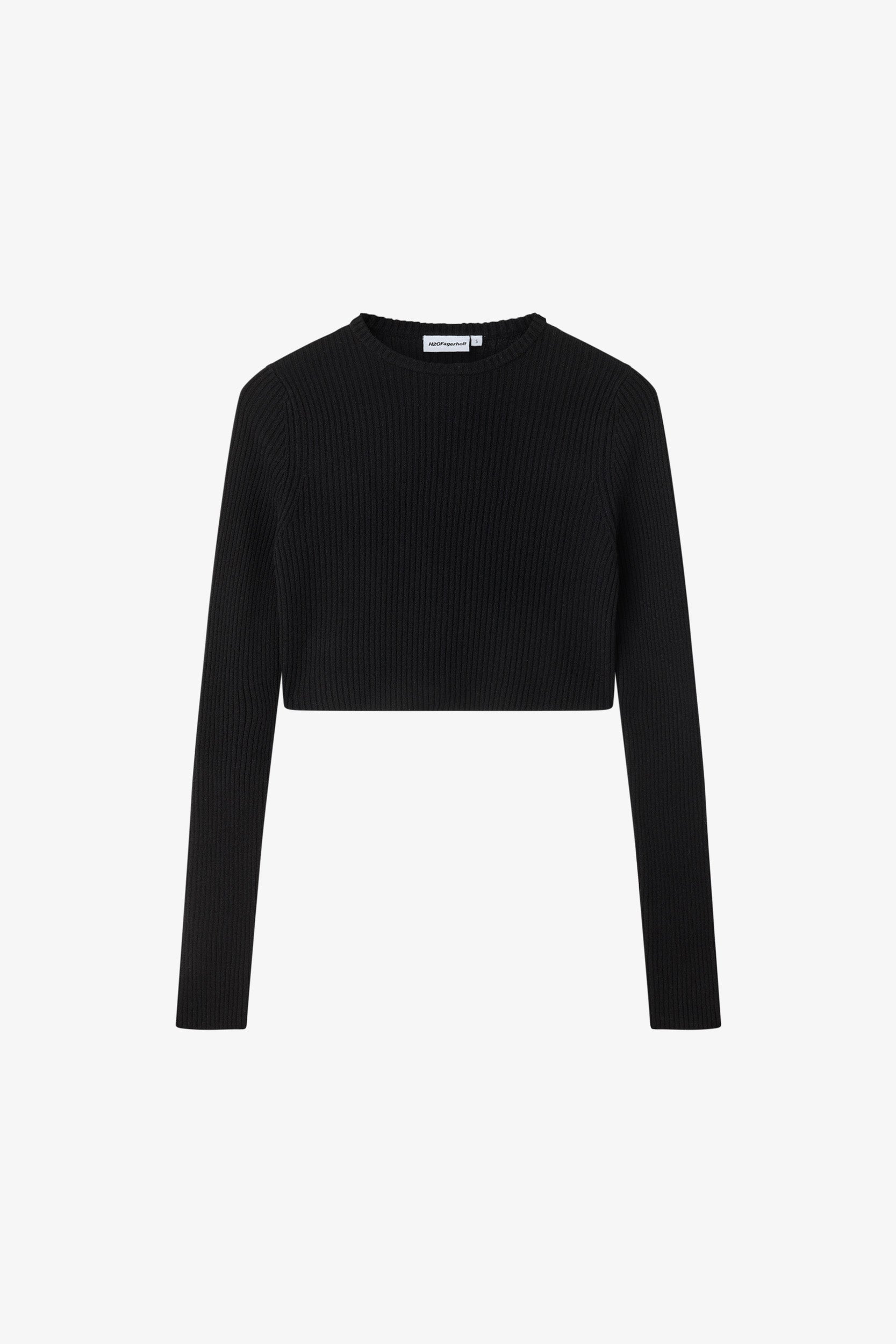 H2OFagerholt Georgie Cropped Knit 3500 Black