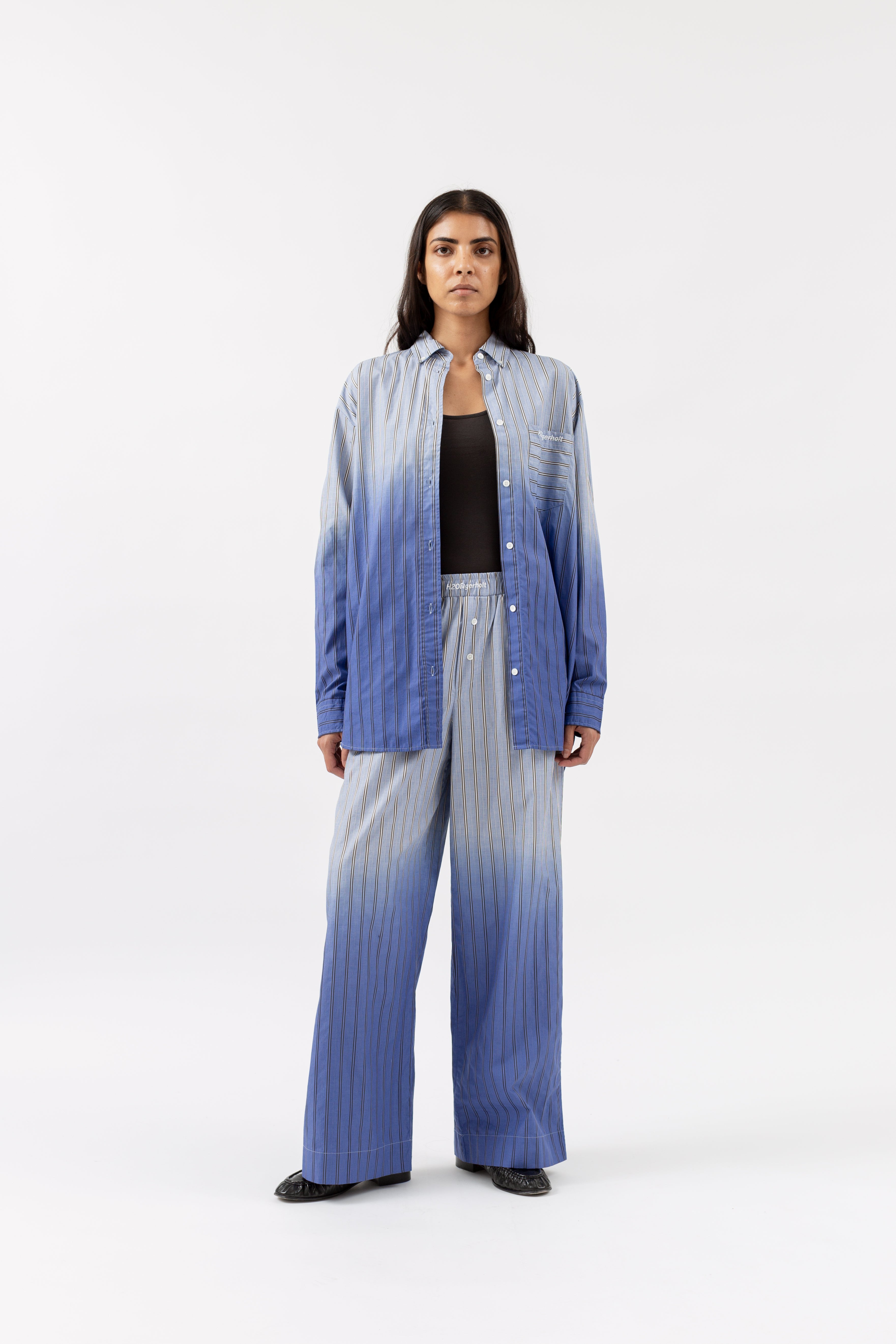 H2OFagerholt Holiday Dip Dye Shirt Shirts 2665 Dark Blue Dip Dye