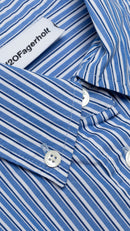 H2OFagerholt Holiday Shirt Shirts 2513 Blue Stripe