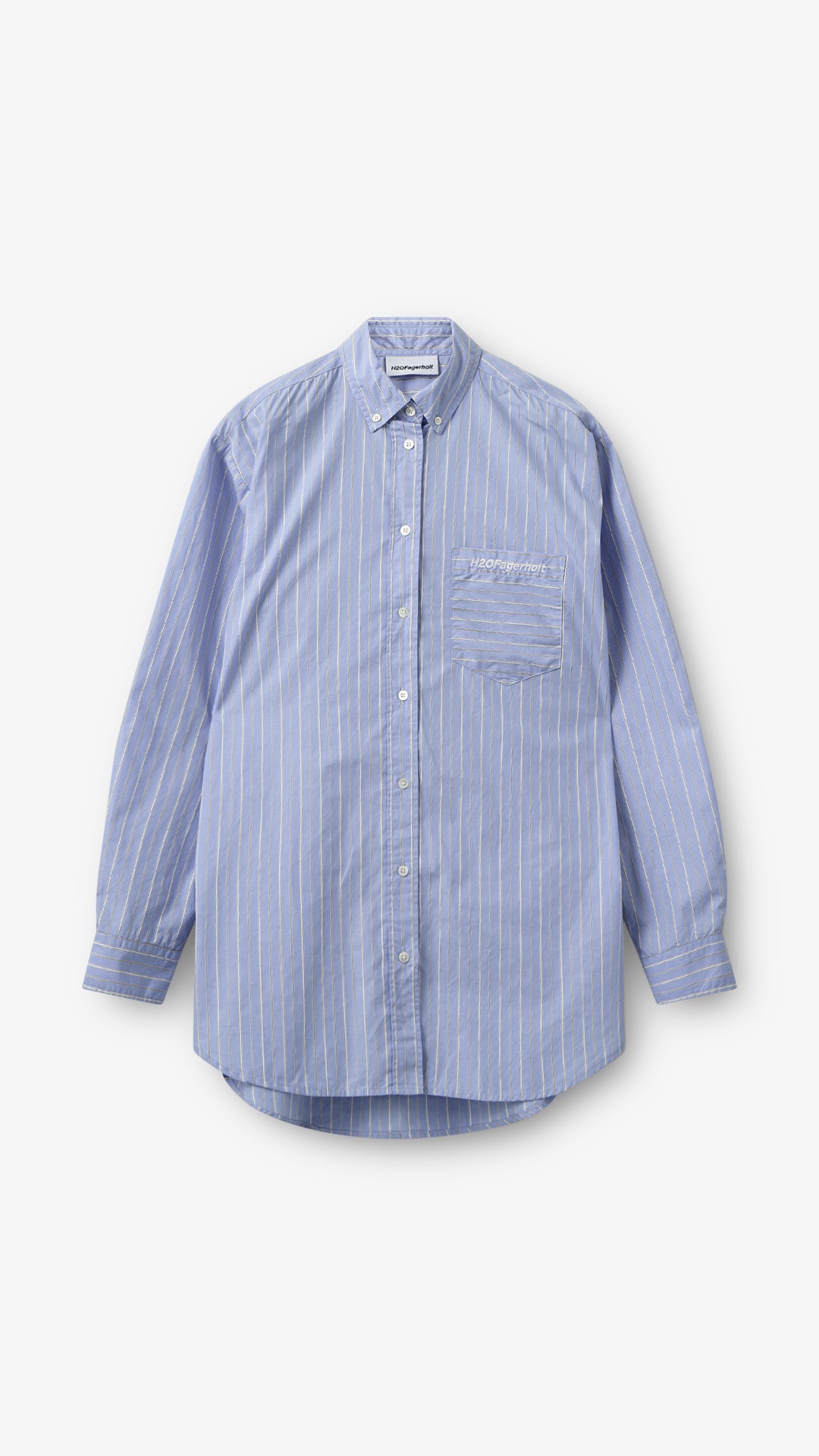 Holiday Shirt - Light Blue Stripe