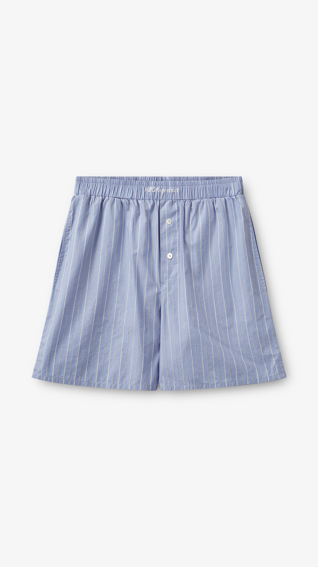 Holiday Shorts - Light Blue Stripe