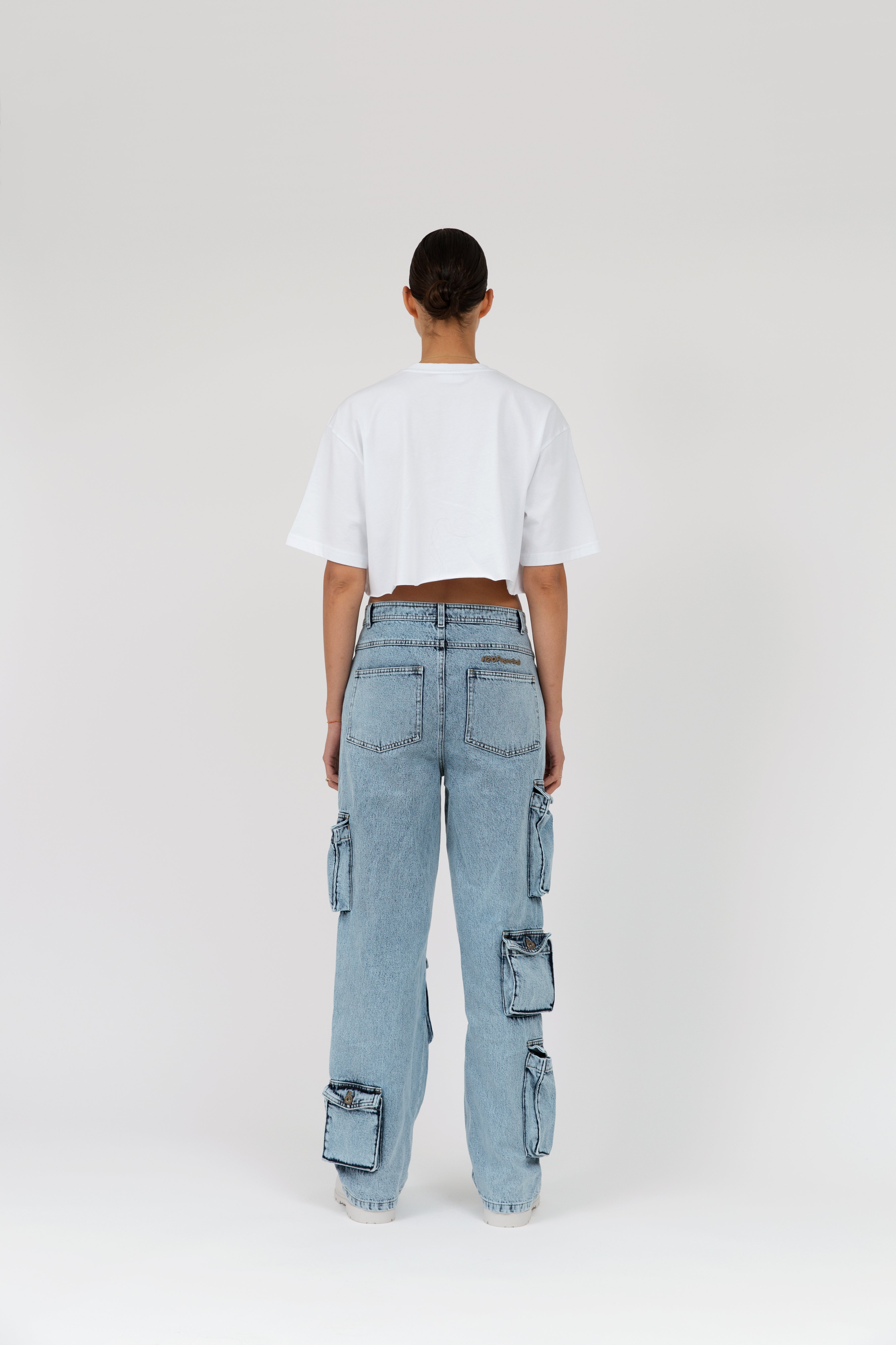 H2OFagerholt I Love Tee Cropped T-Shirt 1006 Off White