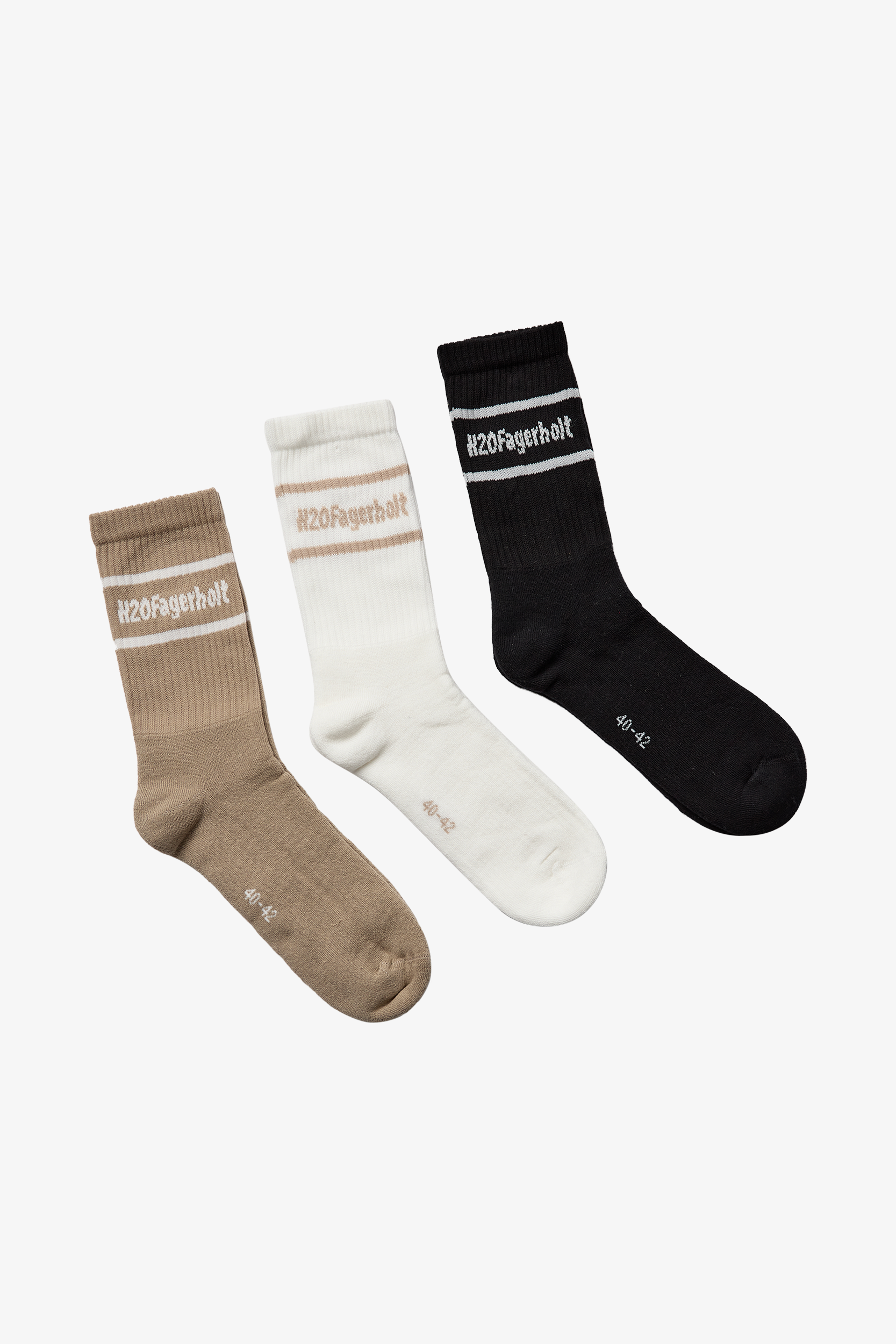 H2OFagerholt New Suck Socks Socks 7891 Black/White/Creamy Grey