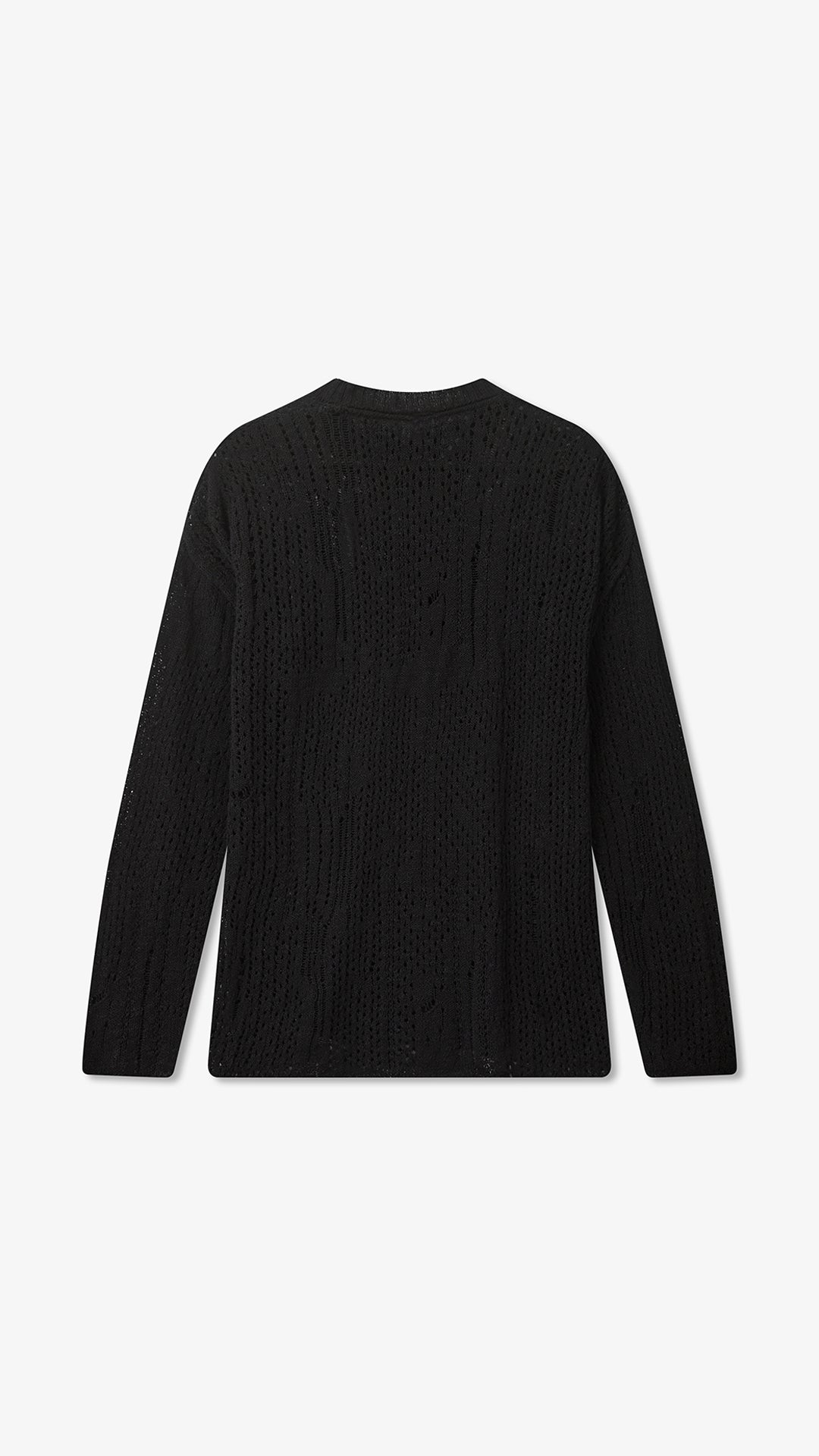 H2OFagerholt Nutto Crewneck Top Knit 3501 Deep Black