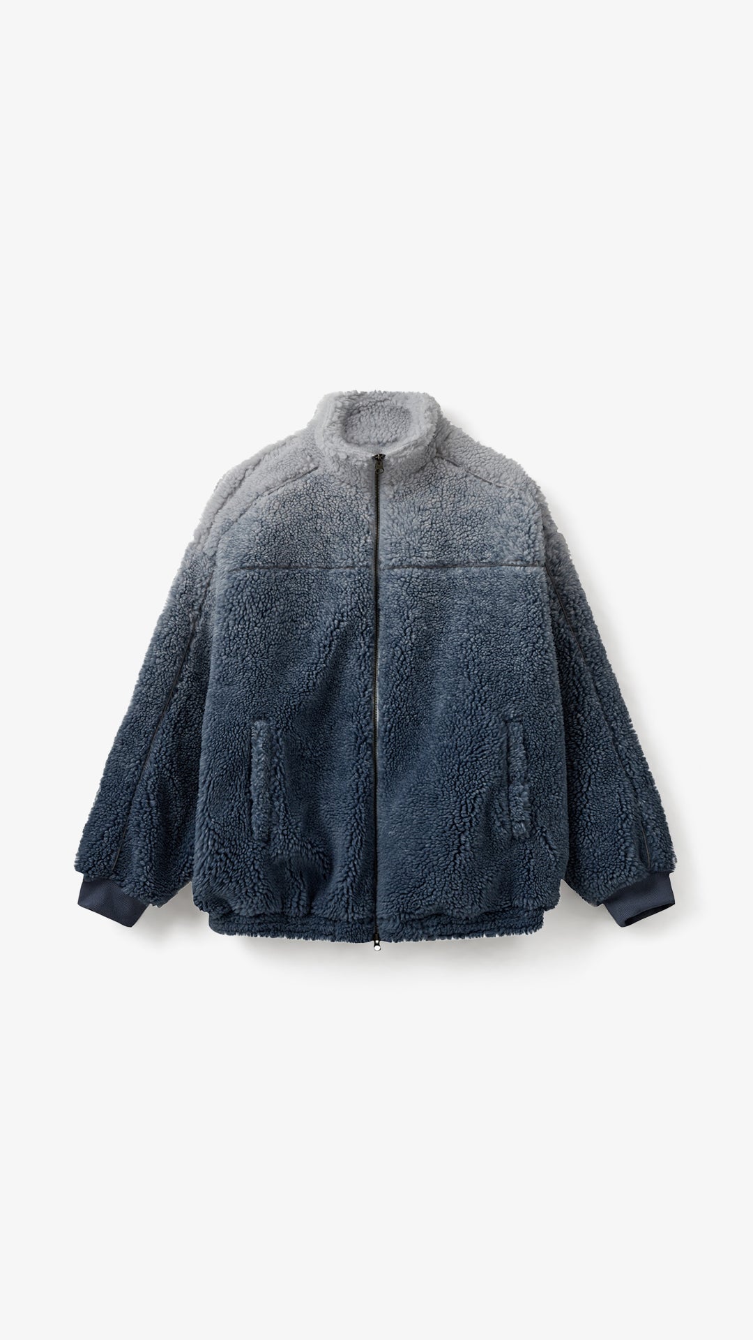 Piana Pile Jacket - Light Blue/Dark Blue