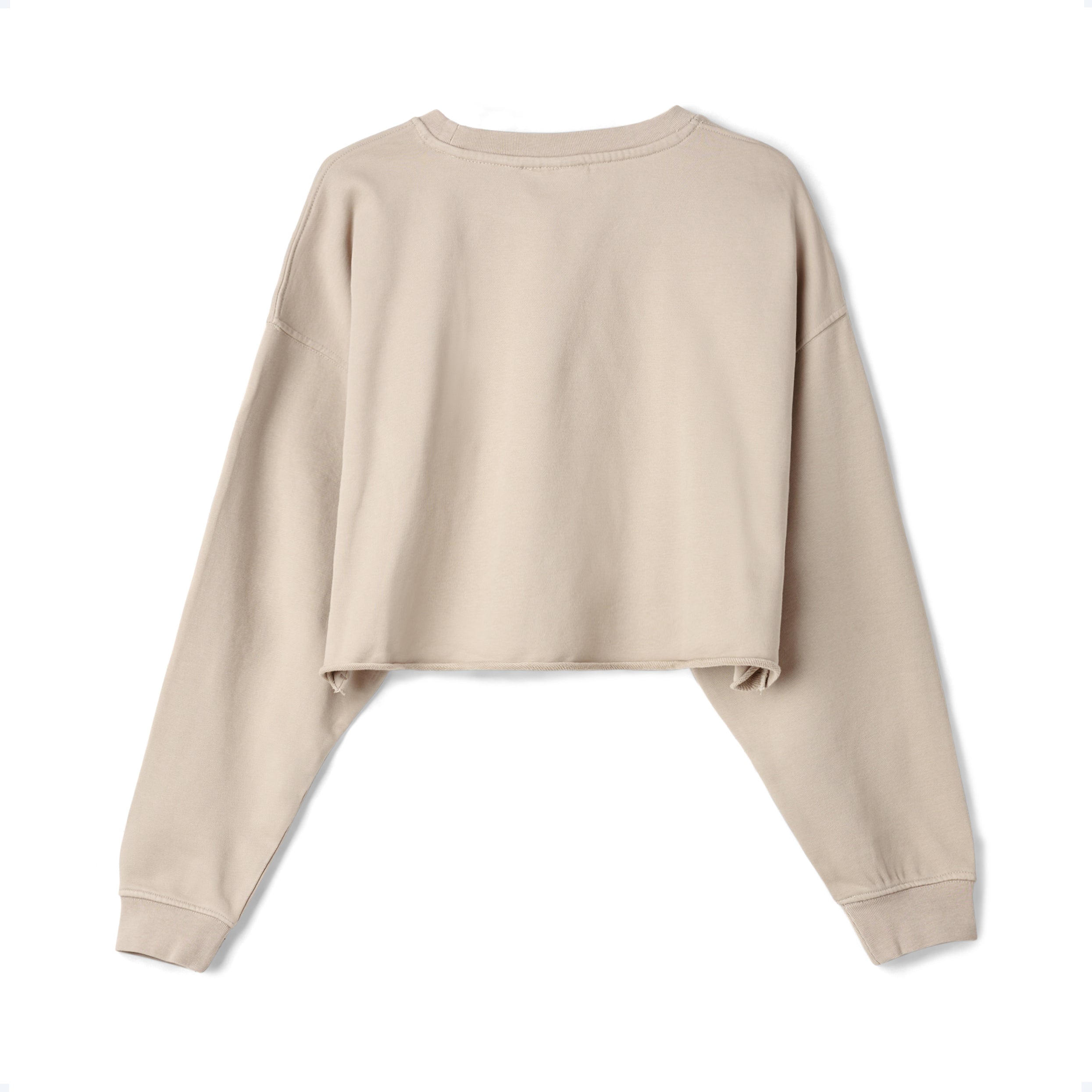 Pro Cropped Sweat O'neck - Dust