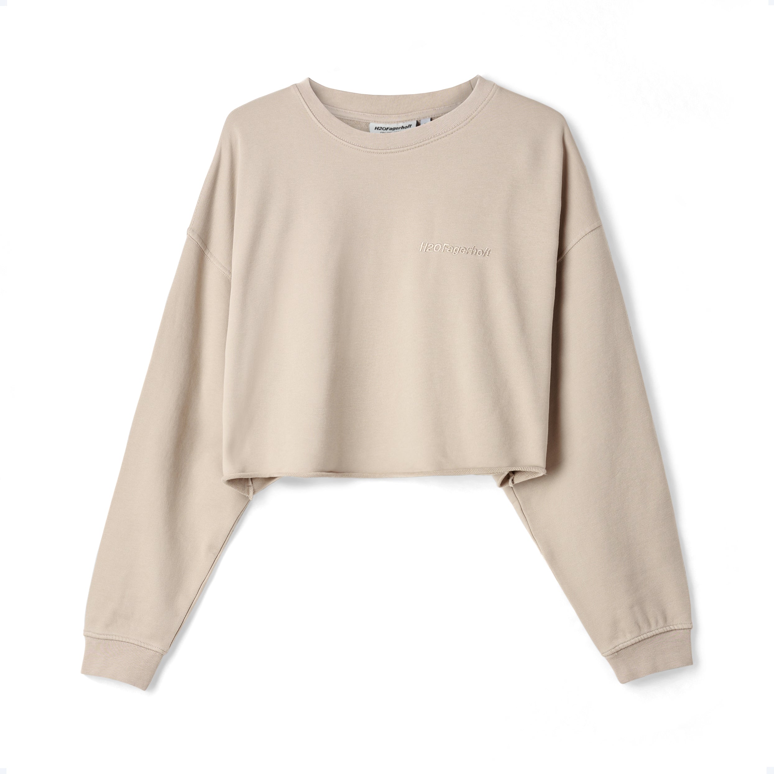 Pro Cropped Sweat O'neck - Dust