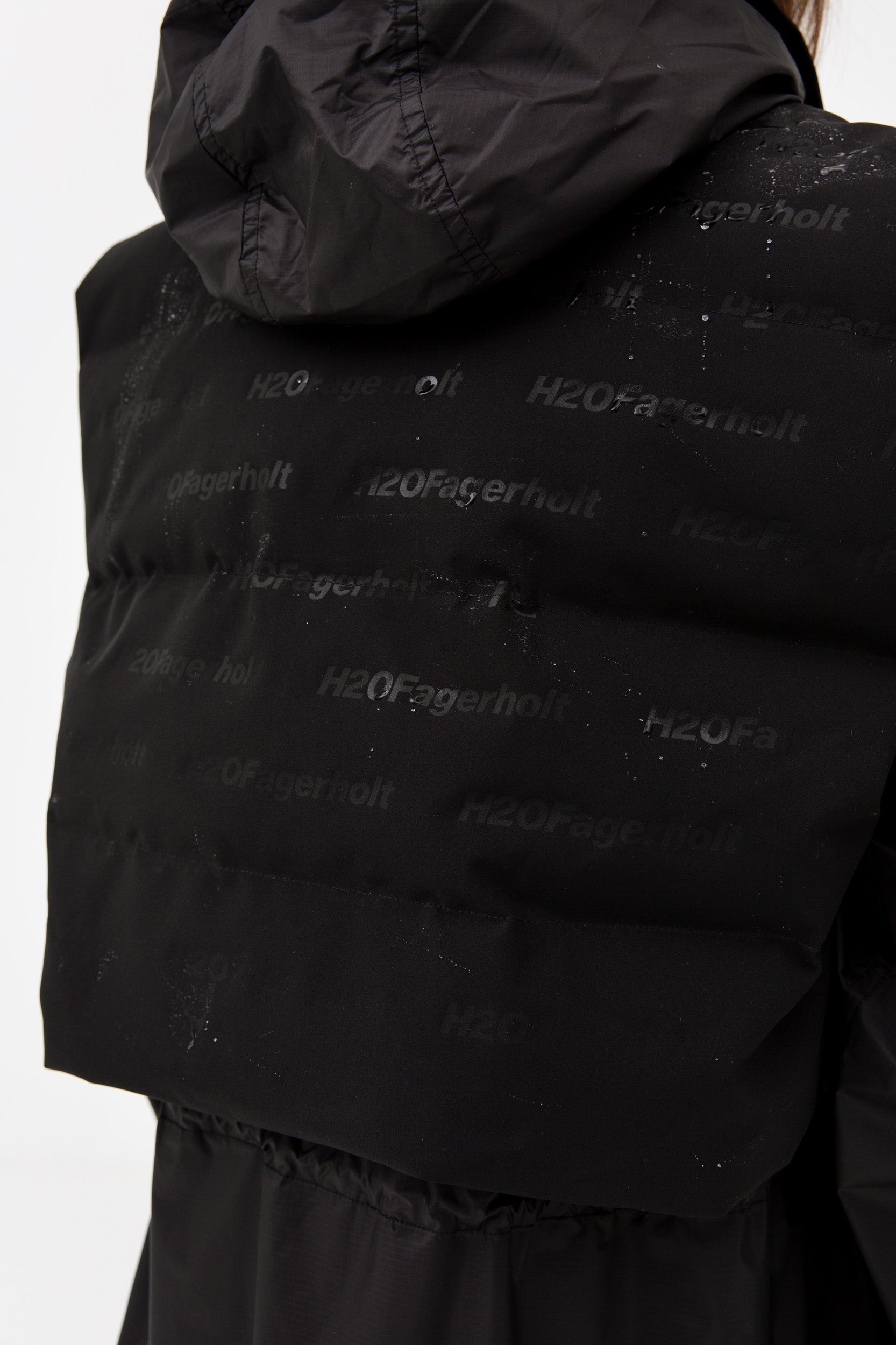 H2OFagerholt Rain Coat Rain Wear 3501 Deep Black