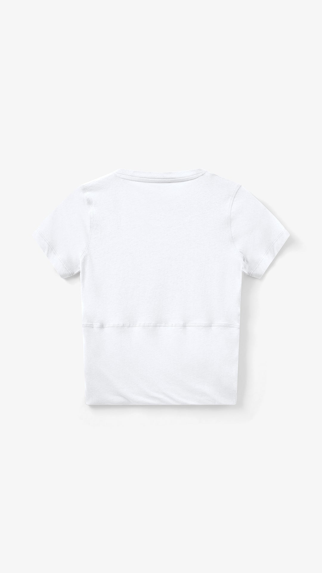 Sophia Cropped Tee - White