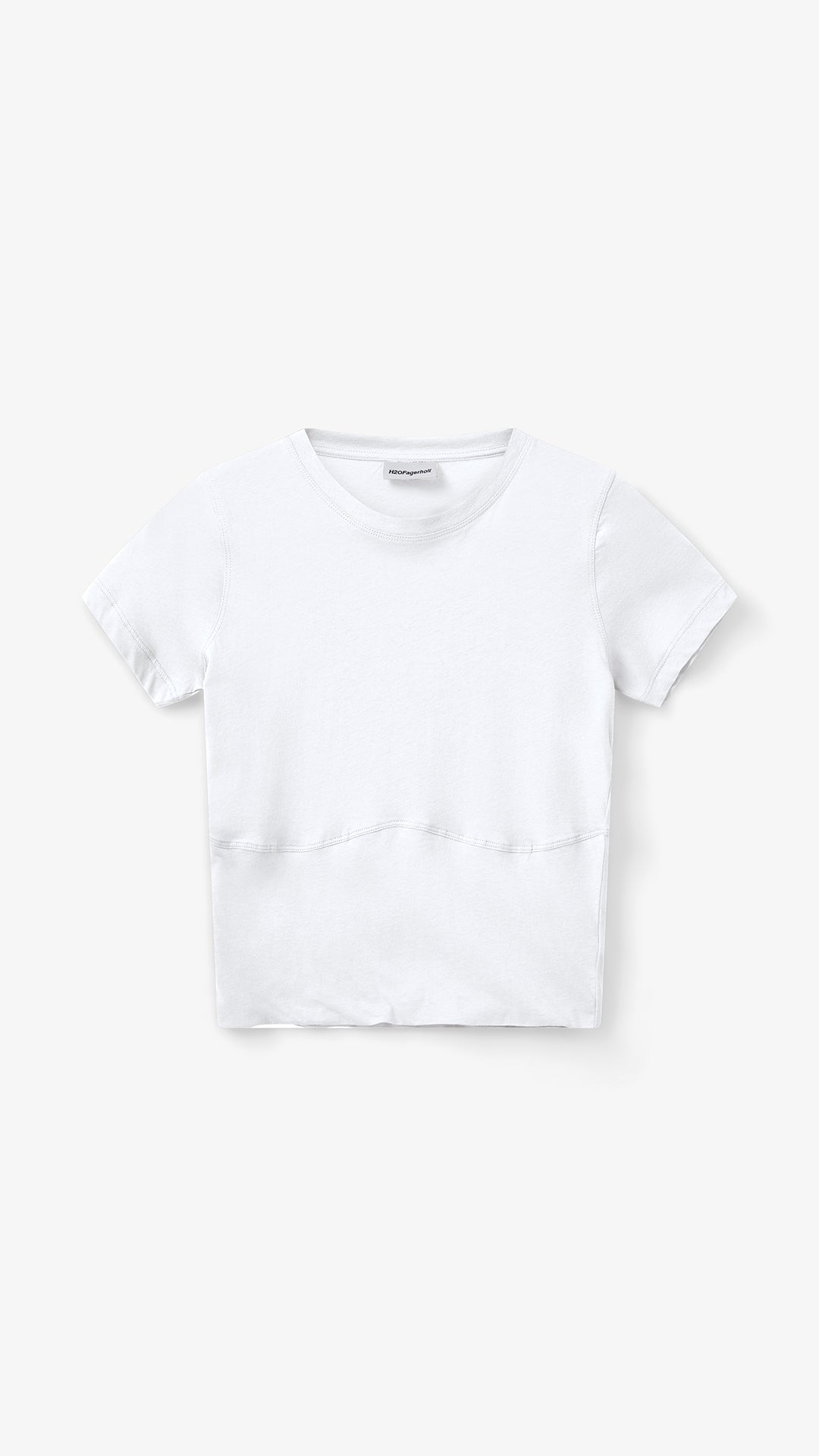 Sophia Cropped Tee - White