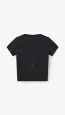 H2OFagerholt Sophia Cropped Tee T-Shirt 3501 Deep Black