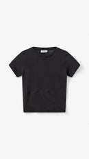 H2OFagerholt Sophia Cropped Tee T-Shirt 3501 Deep Black