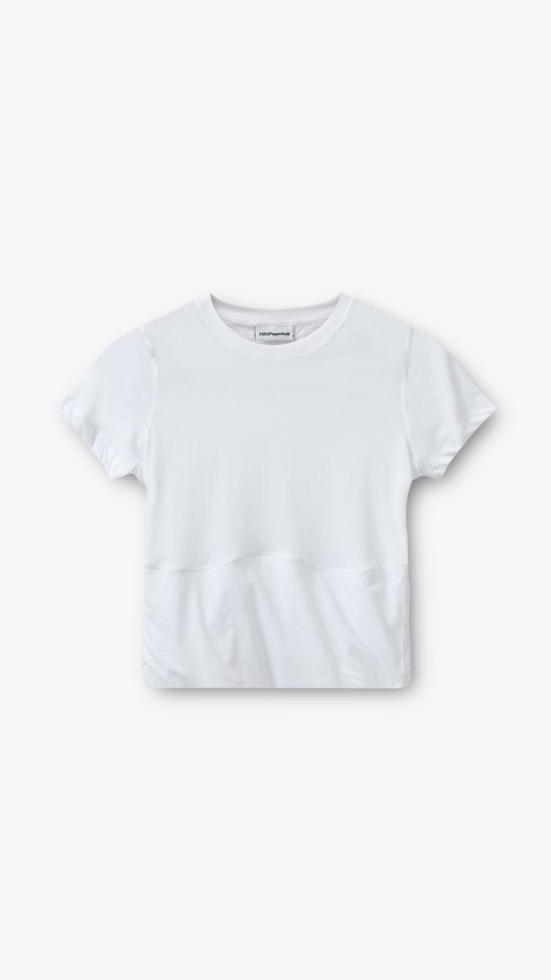 Sophia Cropped Tee - White