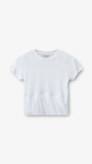 H2OFagerholt Sophia Cropped Tee T-Shirt L/S 1000 White