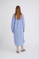 H2OFagerholt Sunday Shirt Dress Dresses 2513 Blue Stripe