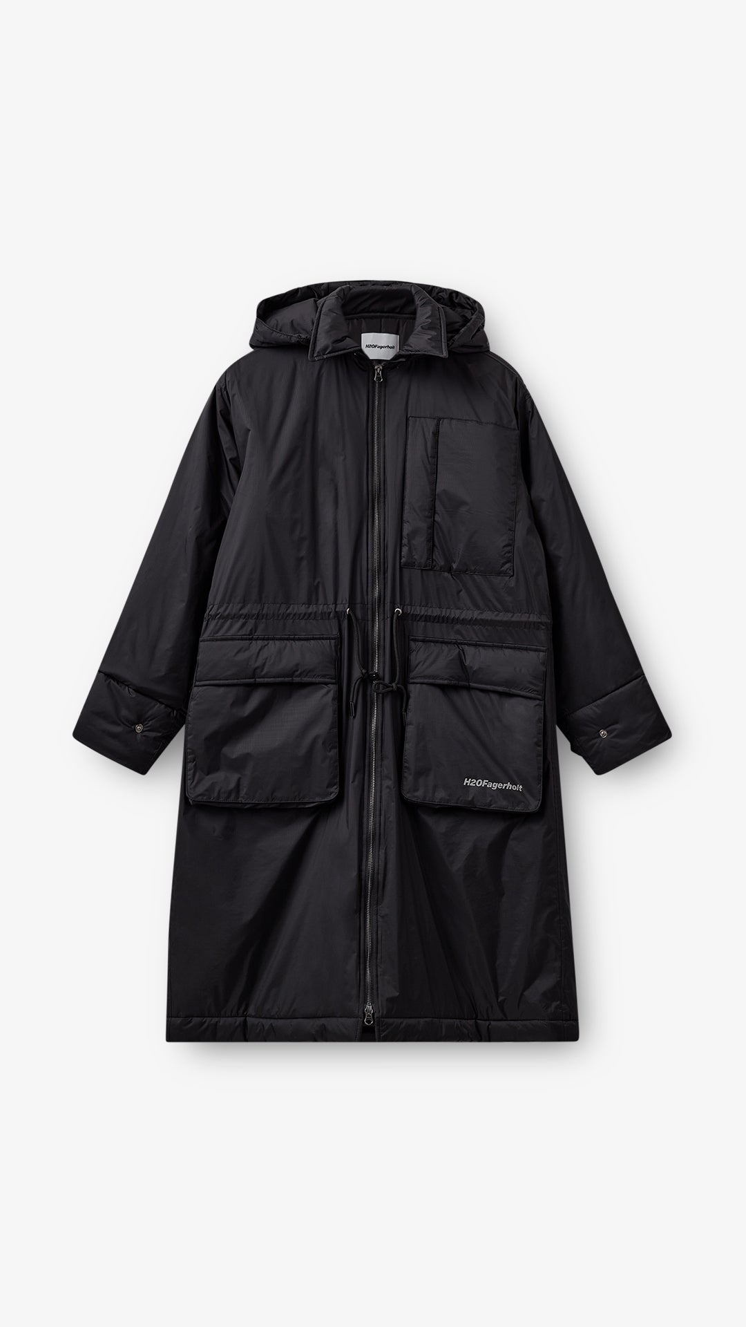 H2OFagerholt Warm Rain Coat Rain Wear 3500 Black